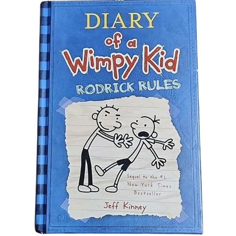 Rodrick Rules by Jeff Kinney, Hardcover (Diary of a Wimpy Kid #2)‎